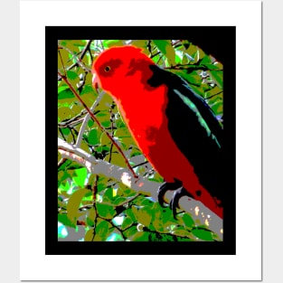 Bright King Parrot! Posters and Art